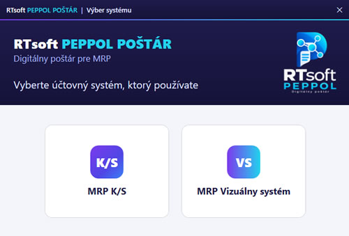RTsoft PEPPOL POŠTÁR MRP K/S + MRP Vizuálny systém – ukážka 1 RTsoft PEPPOL POŠTÁR MRP K/S + MRP Vizuálny systém – ukážka 1